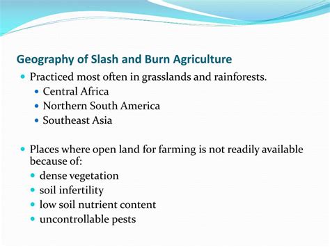 PPT - Slash and Burn Agriculture PowerPoint Presentation, free download - ID:2536812