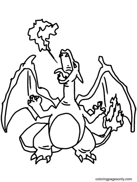 Gigantamax Charizard Coloring Pages - Charizard Coloring Pages ...