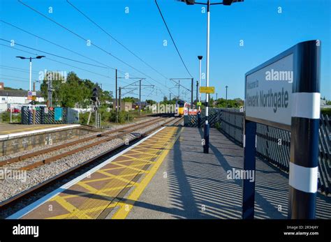 Train platform newark northgate station hi-res stock photography and ...