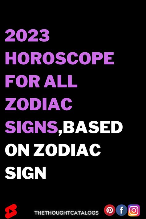 2023 Horoscope For All Zodiac Signs,Based On Zodiac Sign | Horoscope ...