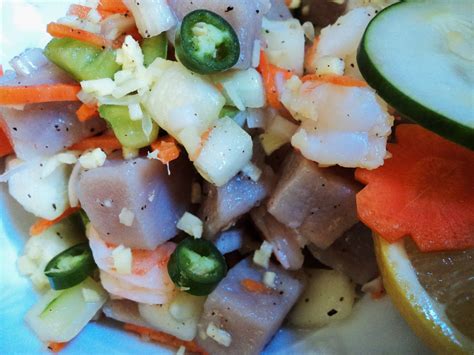 Filipino Food Aficionado: Kinilaw (Raw Fish Salad / Filipino Ceviche)