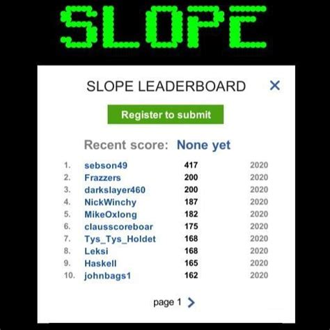 Play Slope Unblocked Game