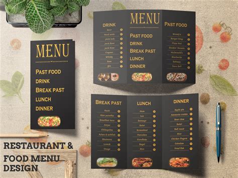 Creative digital restaurant and foa food menu design by EveryBrandBD on ...