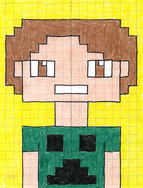 Pixel Art Minecraft Templates Cute