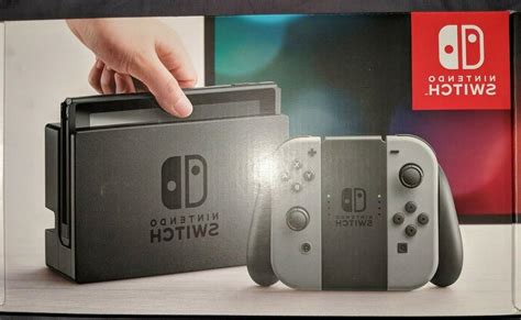 Nintendo Switch Game System Console Gray/Grey Joy-Con |BRAND