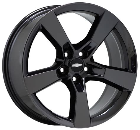 20x8 20x9 Camaro SS Black Chrome wheels rims Factory OEM GM set 4 5443 ...