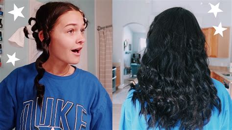 I tried to curl my hair with socks - YouTube