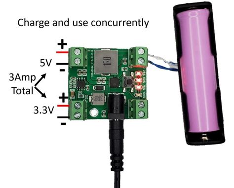 Lithium Battery Battery Management System with 3A Dual Output - Electronics-Lab.com