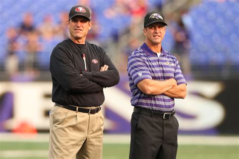 Jim Harbaugh in Baltimore for Playoff