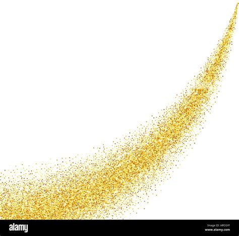 Vector gold glitter abstract background, golden sparkles on white ...