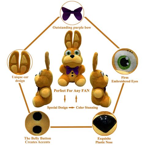 VNKVTL: Spring Bonnie Plush - Valentines Day Stuffed Animals for Kids