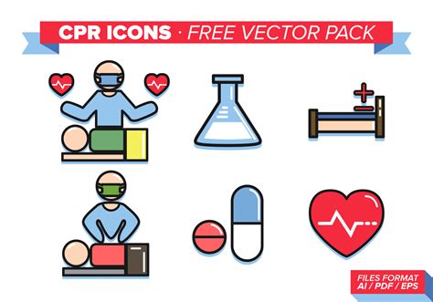 Cpr Icons Free Vector Pack - Download Free Vector Art, Stock Graphics & Images