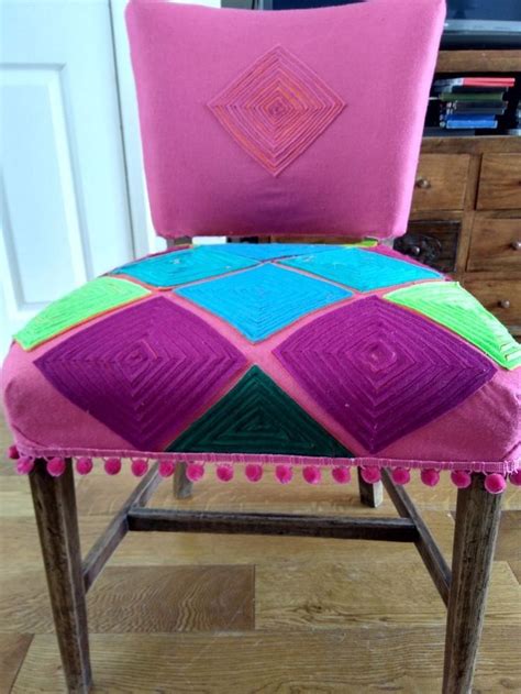 How to Make Technicolour Dream Chair DIY | Diy chair, Painted rocking chairs, Chair