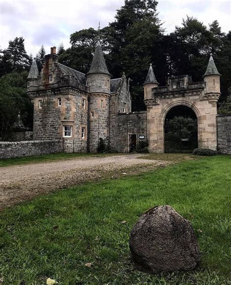 The Gatehouse to Blair Castle. ️ Blair Castle started life as a 13th century Tower House ...