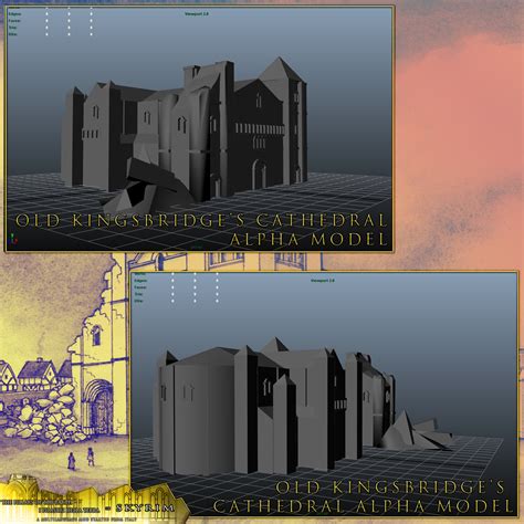 Old Kingsbridge's Cathedral Model - Exterior Alpha image - Pillars of ...