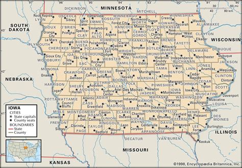 Iowa County Maps: Interactive History & Complete List