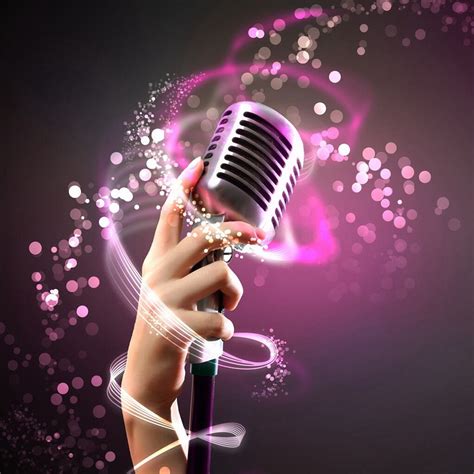 Pretty | Microphone, Pink radio, Colorful backgrounds