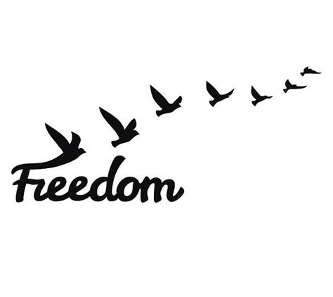 Freedom Birds Tattoo Design