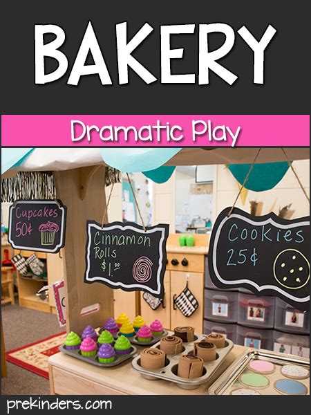 Bakery Dramatic Play - PreKinders Preschool Activities