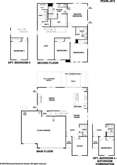 Richmond American Homes Renderings & Floorplans - Trailmark