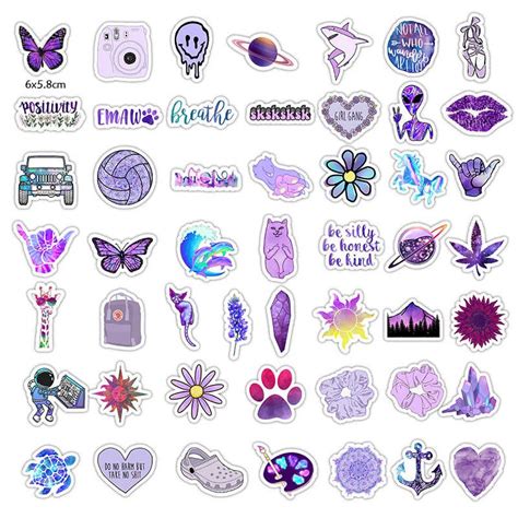 50pcs Vsco INS Style Sticker Anime For Laptop Case Car Skateboard ...