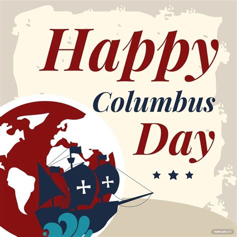 Columbus Day Blur Background - EPS, Illustrator, JPG, PSD, PNG, PDF, SVG | Template.net