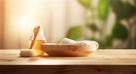 Empty Table Top Good for Product Display Stock Illustration ...