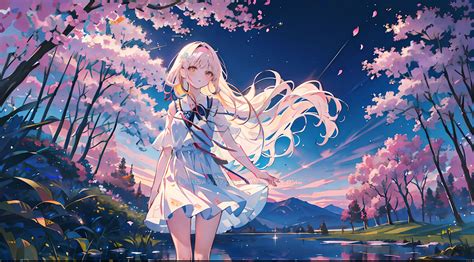 Beautiful Anime girl Wallpaper by AkiSakiXYZ on DeviantArt