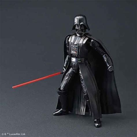 Bandai BAS5055589 1 by 12 Scale Darth Vader Model Kit from Star Wars ...