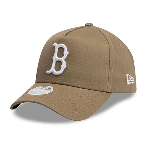 Boston Red Sox New Era Khaki Beige 9forty Adjustable Cap Women's – Lidzcaps