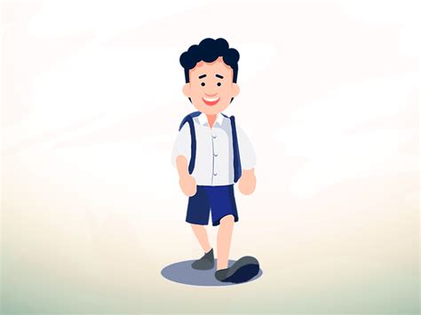 Boy Walk Cycle 01 by Mahmoud Osama on Dribbble