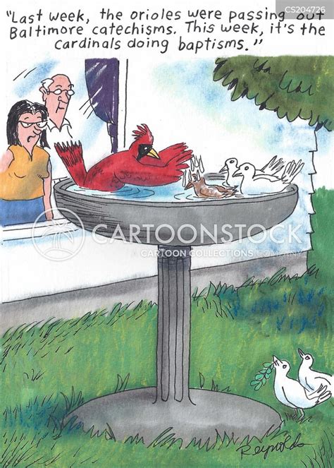 Bird-bath Cartoons and Comics - funny pictures from CartoonStock