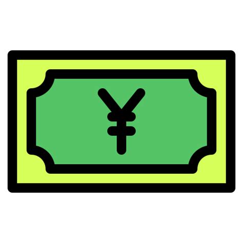 Japanese yen Generic Outline Color icon