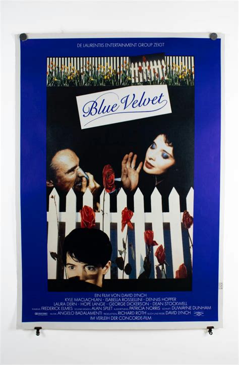 Blue Velvet - Original West German Theatrical Release Poster - Metrograph