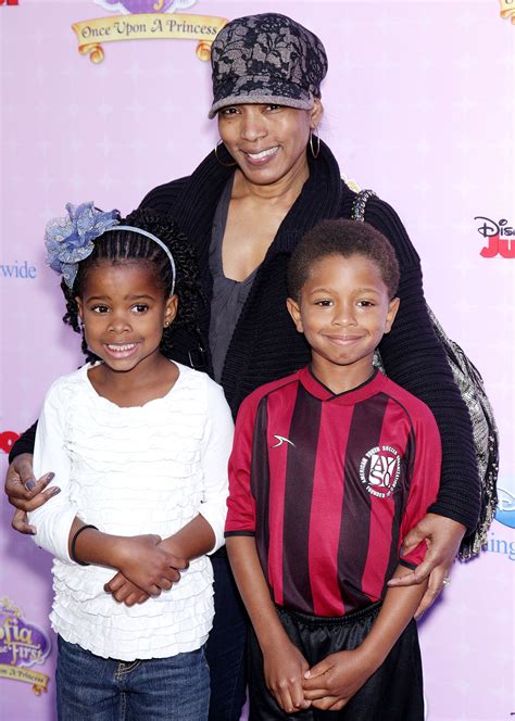 Angela Bassett's Cutest Photos With Twins Bronwyn and Slater