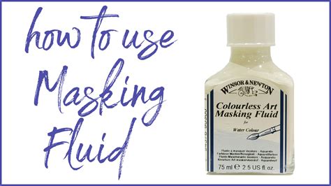 How to use Masking Fluid - Louise Jackson Painting Classes VIDEO