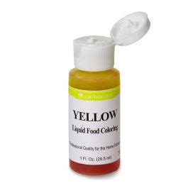 Food Coloring, Yellow, 30 ml - Nasco Education