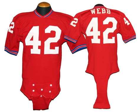 Lot Detail - 1960s Don Webb Boston Patriots Game-Used Jersey