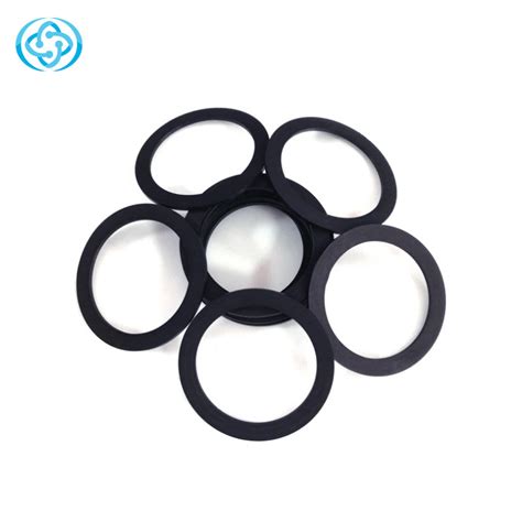 Custom moulded black round flat NBR rubber gasket – Qingdao Yotile Rubber & Plastic Co., Ltd.