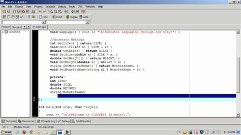 C++ Classes - Part 1 of 2 - Definition and Instantiation - YouTube