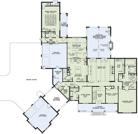 Six Bedrooms for the Large Family - 60593ND | Architectural Designs - House Plans