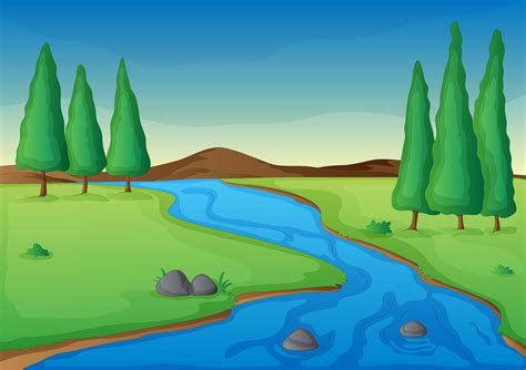 Winding River Vector Art, Icons, and Graphics for Free Download