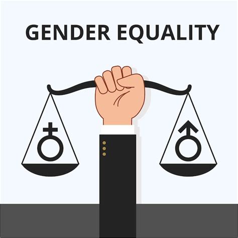 Premium Vector | Flat design illustration gender equality symbol