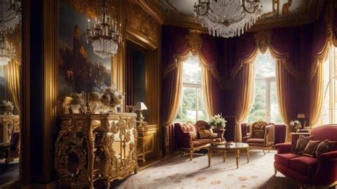 Premium AI Image | The drawing room at the royal crescent