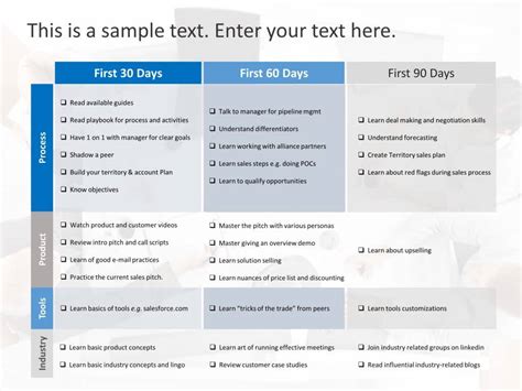 30 60 90 sales plan detailed | 30 60 90 Day Plan Templates | SlideUpLift