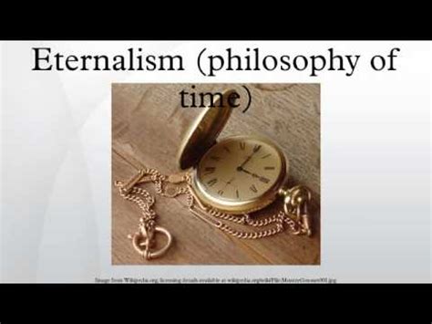 Eternalism (philosophy of time) - YouTube