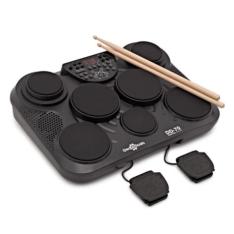 DD70 Portable Electronic Drum Pads by Gear4music at Gear4music