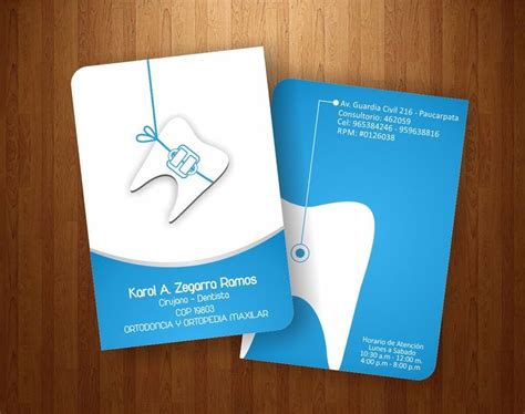 Tarjetas de presentacion dentista, Tarjetas de presentacion odontologia, Tarjetas dentista