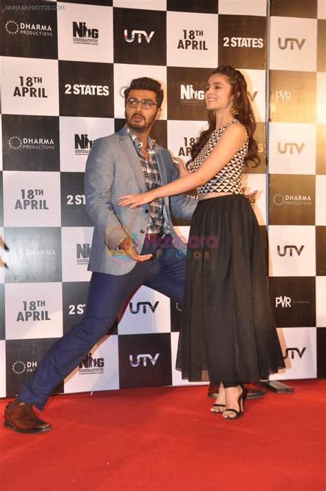 Alia Bhatt, Arjun Kapoor at 2 States trailor launch in PVR, Mumbai on ...