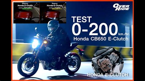 Honda CB650 EClutch Speed&Review 2024 by OVERRIDE - YouTube